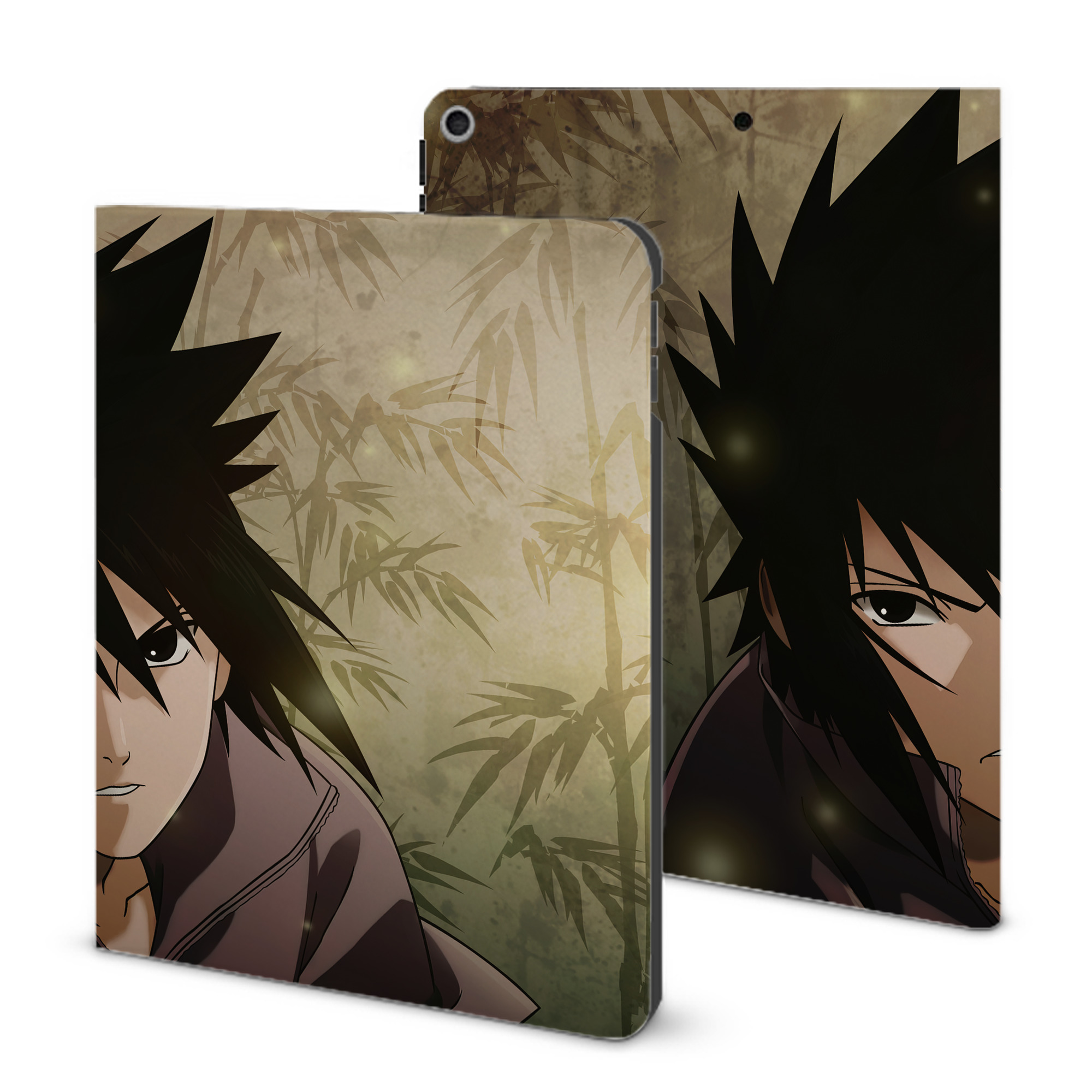 （画像用） NARUTO -ナルト- NARUTO -ナルト- 疾風伝 IPad ケース ブック型 PUレザー TPU 耐衝撃 軽量 薄型 ペン収納なし 全面保護 IPad 各モデル対応